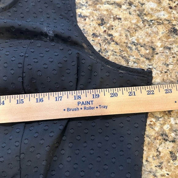 Torrid women’s black hi-lo mesh polkadot sleeveless dress plus size 16 - Picture 3 of 8